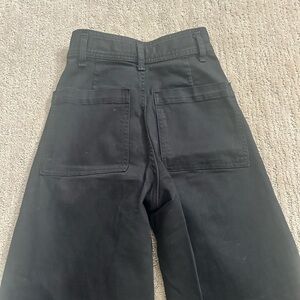 Zara Black Marine Pant Wide Leg